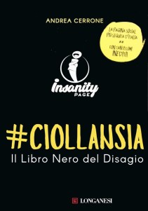 Copertina libro Insanity Page, Ciollansia, Andrea Cerrona