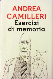Copertina libro di Andrea Camilleri, Esercizi di memoria